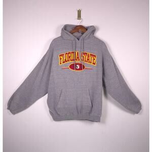 Vintage Florida State University Hoodie Gray Cadre Athletic Size XL
